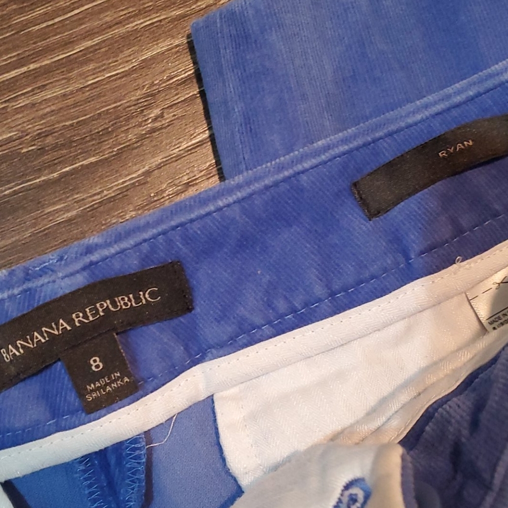 ❤BANANA REPUBLIC RYAN FIT SLIM STRAIGHT CORDUROY PANTS, 8 (29) - Picture 2 of 4
